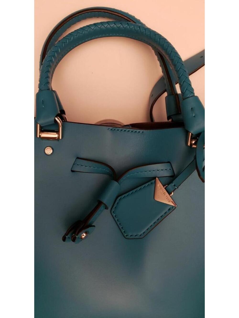 MICHAEL KORS Braided Handle Handbag in T - Picture 8 of 9